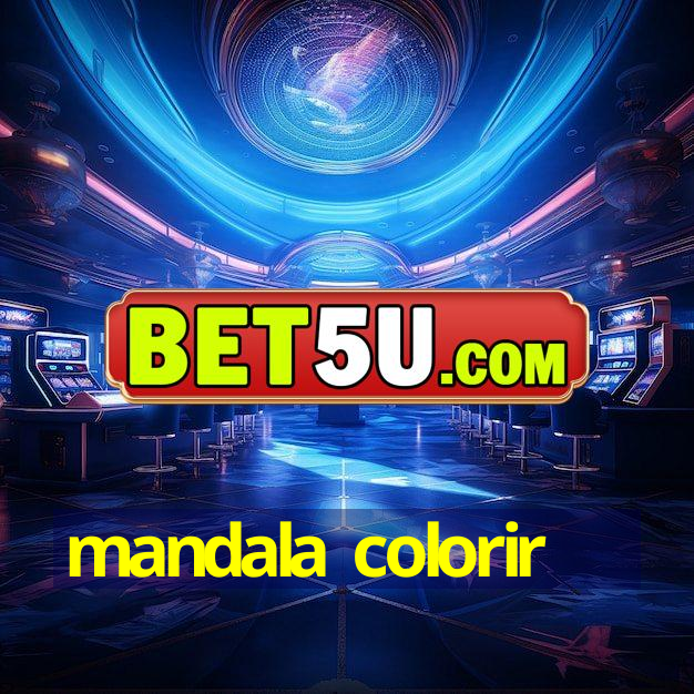 mandala colorir